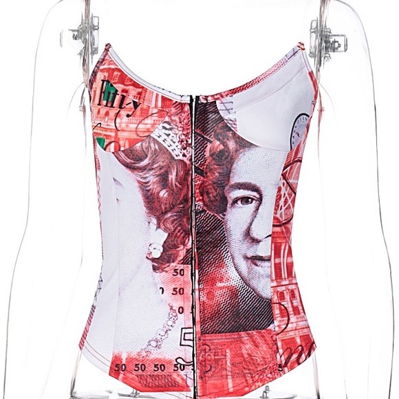 U Neck corset - Picture 7 of 9